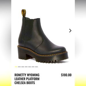 Dr. Marten Rometty Chelsea Platform Boot